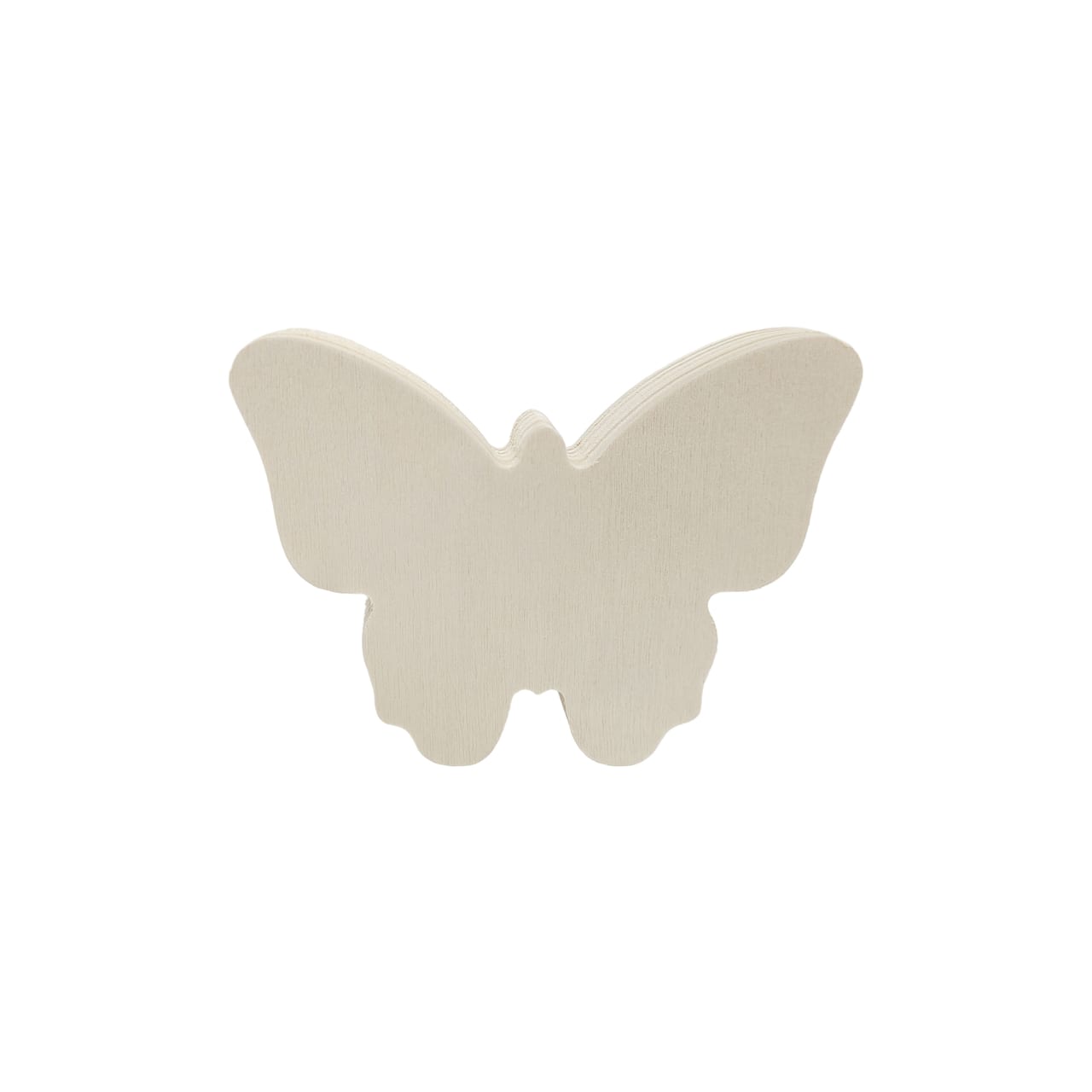18 Pack: 3.5" Unfinished Wood Butterfly Shape by Make Market®